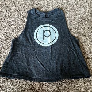 Pure barre cropped muscle tank